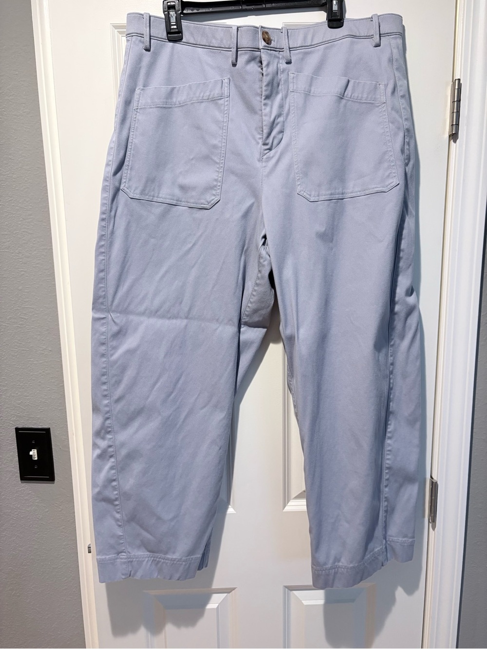 SPANXsupersmooth Stretch Twill Utility Barrel Leg Pant Himalayan Cloud